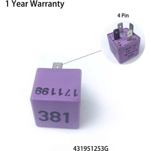 Relay NO.381 431951253G for VW PASSAT Audi A100 A6 A200