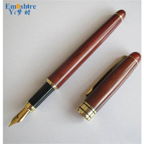 Promotion Fashion Creative Wooden Fountain Pen Environmental Protection Wood Fountain Pen Custom For Business Gifts P076