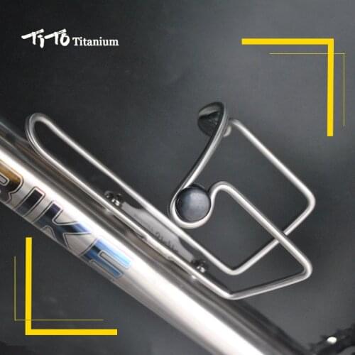Titanium Bottle Cages MTB Road bike Water Bottle Cage Bicycle Drink Water Bottle Rack Holder Bicycle Accessories Titanium bolts