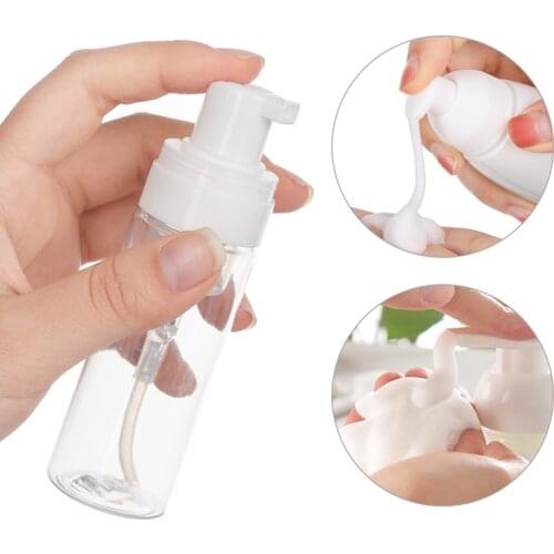 2021 New 50/80/100/150 ML Foaming Bottle Liquid Soap Whipped Mousse Points Bottling Shampoo Lotion Shower Gel Foam Pump