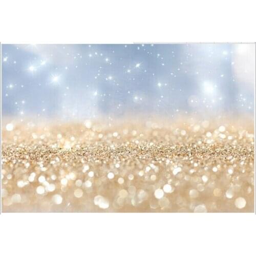 3*5ft Custom Golden Bokeh Backdrops Photography Backgrounds Newborn Sparking Vinyl Backdrops For Photography Fotografia