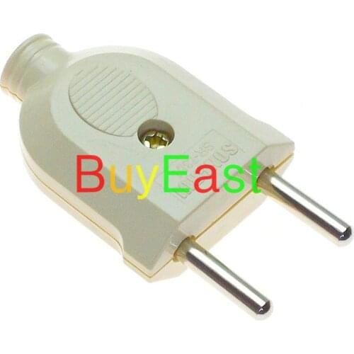 5 x European EU Type C 4mm pin CEE 7/16 DIY Rewireable Power Plug