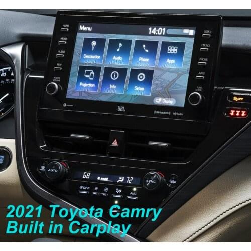 Full Touch Screen Car Multimedia Video Player For 2021 Toyota Camry Radio Bluetooth Stereo GPS Navigation Head Unit Android 10