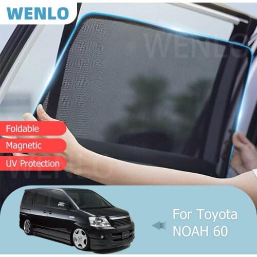For Toyota NOAH 60 Front Windshield Car Sunshade Side Window Screen Blind Sun Shade Magnetic Child Visor Mesh Curtain Sunshield
