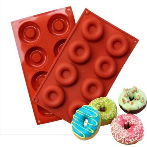 Food Grade Silicone Donut Chocolate Mold Silicone Donut Mold Maker Cake Maker Mold Desserts Baking Tools