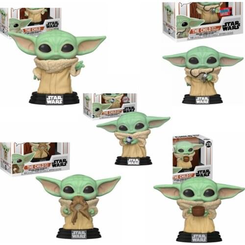 POP NEWest Yoda Baby THE CHILD #368 #370 # 378 #379 with Pendant 398# Vinyl Figure Dolls Bobble-Head Toys Action Figures Toys