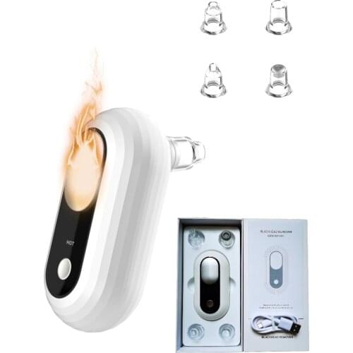 Hot Facial Treatment Vacuum Suction Blackhead Removal Clean T Zone Pore Acne Black Spots Face SPA Skin Care Clean Tools