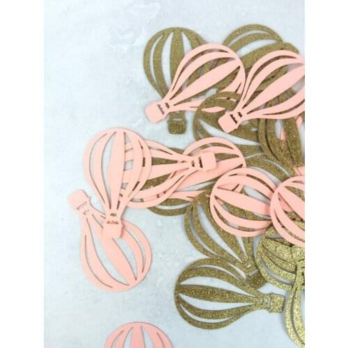 Hot Air Balloon Confetti | Up Up and Away | Baby Shower Party Decorations | Hot Air Balloon Table decor scrapbook favors