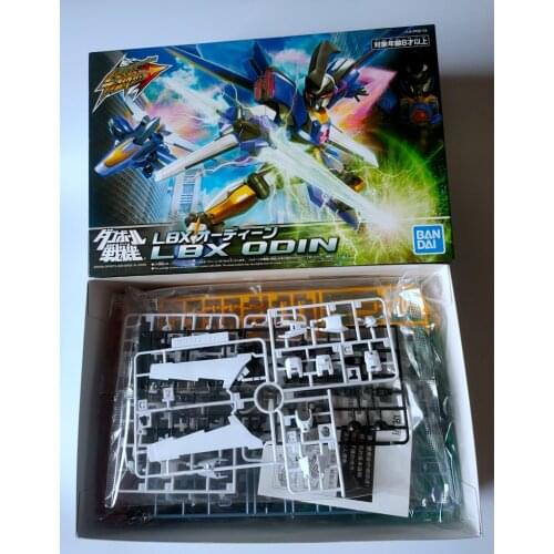 Bandai Carton Fighter LBX Hyper Function HF 03 Nordic Tenjin Odin PVC Character Model Child Doll Toy