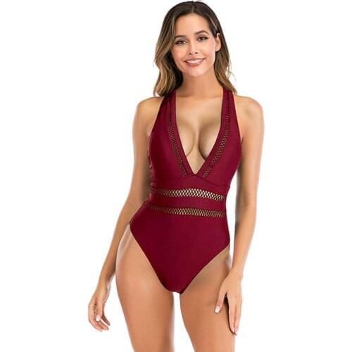 Sexy Skinny Hollow Mesh Women Bikini Push-up Pad Swimwear Swimsuit Summer Ladies Beach Wear Biquini