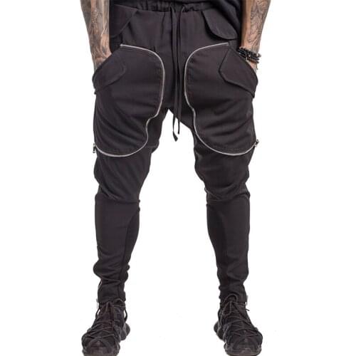 Men Hip Hop Joggers Sweatpants Sreetwear Running Trousers Cargo Pants Male Sportswear Men Fashion Casual Street Harem Punk Pants