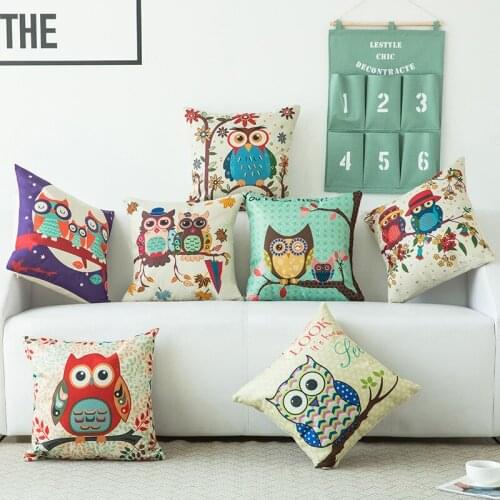 Mylb Pillow Case Pattern Pillowcase Cotton Linen Printed 18x18 Inches Geometry Euro Pillow Covers