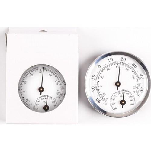 1PC Wall Mounted Humidity Gauge Temperature Humidity Meter For Sauna Room