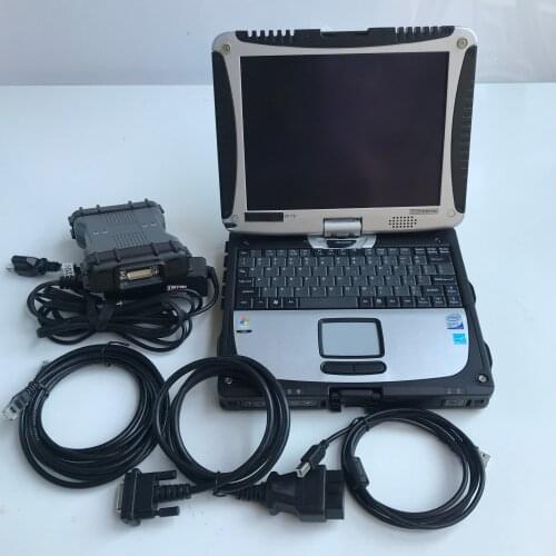 Newest mb star c6 ssd vci diagnostic tool CAN DOIP Protocol software 2020.12V laptop CF-19 4g touch ready to work