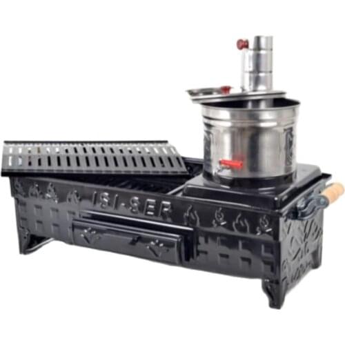 Bulkap Isıser Samovar Grill Large Charcoal Grill Long Life Modern Appearance 63x31x22 cm Free Fast Shipping From Turkey
