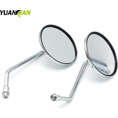 Universal 10mm 8mm Round Rearview Mirror Motorcycle Rear View Mirrors For 390 690 SMC 950 200 125 1290 990 Super R SMT