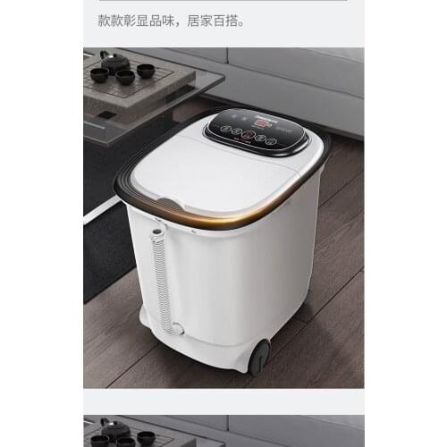 Foot bath automatic massage foot washing artifact electric constant temperature heating high deep bubble foot bucket home over c