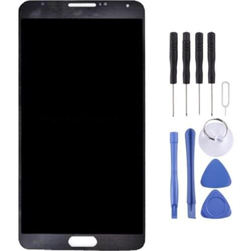 High Quality LCD Screen and Digitizer Full Assembly LCD Replacement Glass for Samsung Galaxy Note III / N900 with Tool