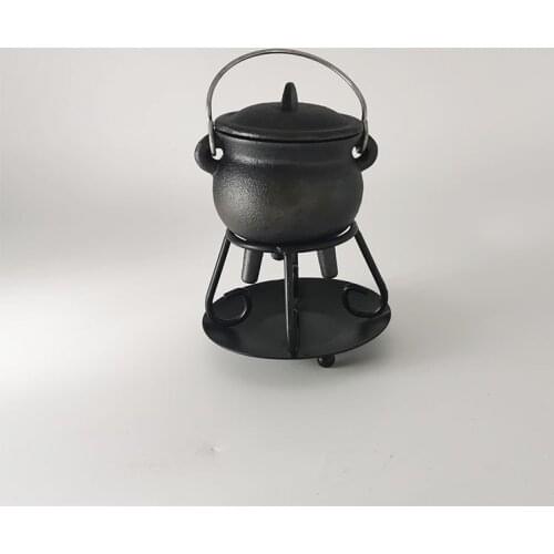 South Africa Cauldron Cast Iron Three Legs Pot Metal Craft Holders