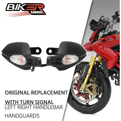 For DUCATI 821 820 Hypermotard Hypestrada 2013-2015 Left Right Handlebar Handguards Turn Signal Motorcycle Protector Hand Guard