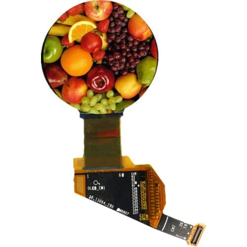 1.39 inch round AMOLED LCD display 400 * 400 round screen 1.39 inch OLED 24 pin