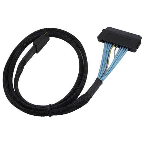 100PCS 50CM Mini-SAS SFF-8087 to SAS SFF-8484 36P TO 32P Service Hard Disk Data Connection Cable