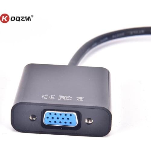 1080P DisplayPort Display Port DP to VGA Adapter Cable Male to Female Converter for PC Computer Laptop HDTV Monitor Projector
