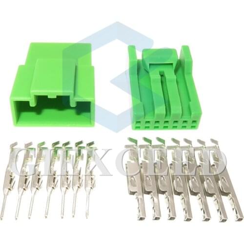 2 Sets 7 Pin IL-AG5-7S-S3C1 Auto ACS Plug Low Speed Automatic Brake Active City Stop Wire Sockets For Ford