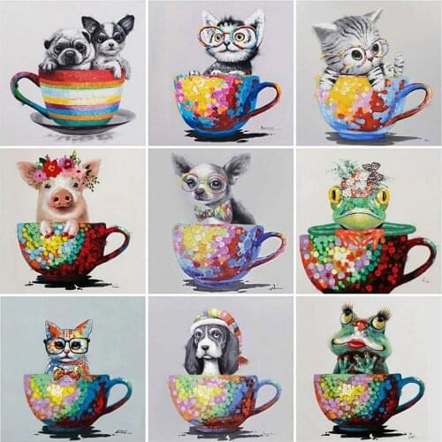 5D DIY Diamond Painting Pig Animal Mosaic Full Drill Square/Round Diamond Embroidery Cross Stitch Set Home Wall Decoration Art