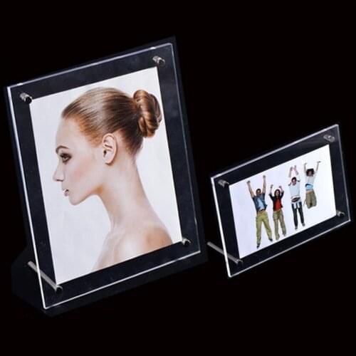 Restaurant Acrylic Menu List Price Tag Display Frame Advertising Poster Picture Sign Stand