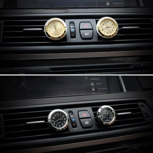 Car Ornament Automotive Clock Auto Watch Air outlet Watch Automotive Vents Clip Air Freshener Clock In Car Accessories Gift