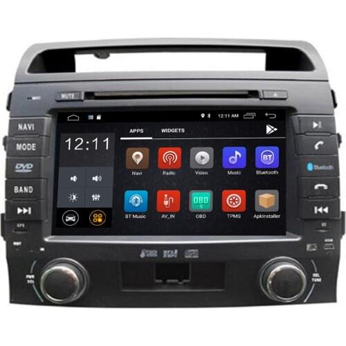 8''2Din TDA7851 Android 10 RAM4G PX5 Car DVD Radio Player multimedia GPS Navigation for Toyota Land Cruiser LC200 Audio Stereo