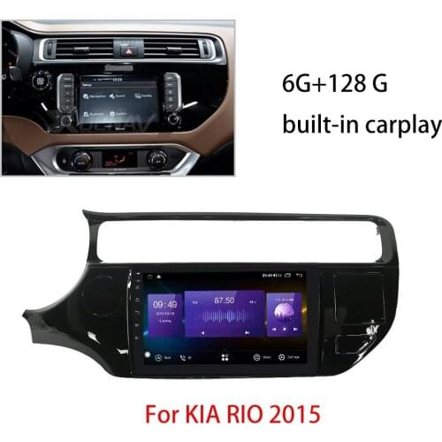 9 Inch Car radio player Car Radio Multimedia For KIA RIO 2015 Multimedia Player Stereo Android System Car GPS Navigation