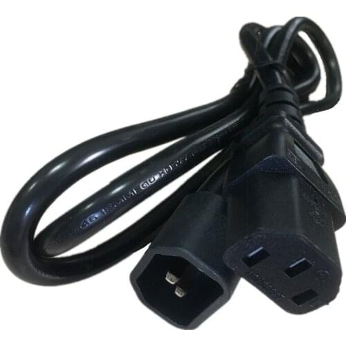 C13 C14 Power Extension Cable IEC C13 to IEC C14 Cisco Power Cord 0.5m 1m 1.5m 1.8m 18AWG For Desktop PC Computer Monitor PDU