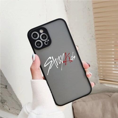 Kpop Stray Kids Phone Case For iPhone XR 12 11 Pro MAX SE20 XS X 7 8 6s Puls Shockproof Bumper Hard Protection Back Cover Fundas