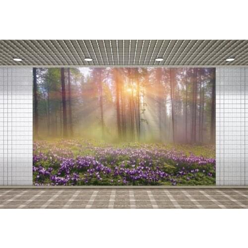 Lyavshi Natural Scenery Photography Backdrops For Room Decro Sunshine Flower Tree Portrait Photography Backgrounds For Photozone