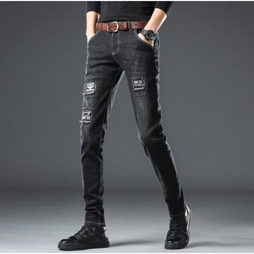 Мужские осенние джинсы HCXY China At AliExpress