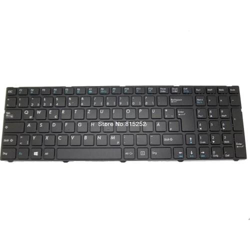 Laptop Keyboard For Medion AKOYA P7641 MD60014 MD60091 MD60093 MD60130 MD60266 MD60396 MD99855 MD99856 With Frame GR German