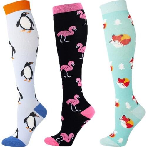 Dropship Compression Stockings Socks Pack Men Women Football Running Sports Socks Prevent Varicose Veins Nurse Socks