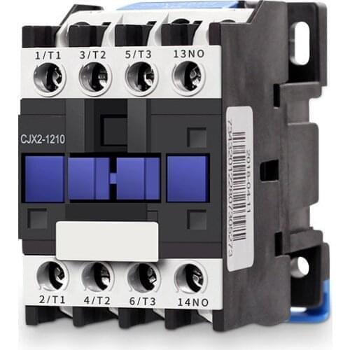 AC contactor CJX2-1810 220V 380V 24V 18A Normally open or normally closed contact