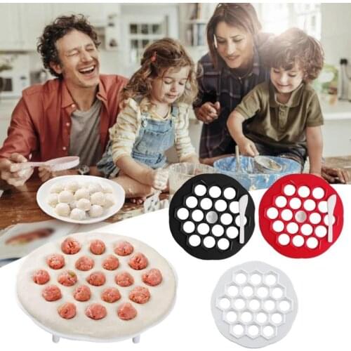 Kitchen Dumpling Mold Dough Press Ravioli Maker DIY Hand Making Cake Bread Pasta For Party Form Holes Bakeware Home Accessories