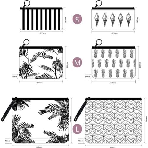 Fashion Women Transparent Cosmetic Bag Small Large Clear PVC Waterproof Makeup Bag Case Travel Bath Wash Pouch Storage Organizer