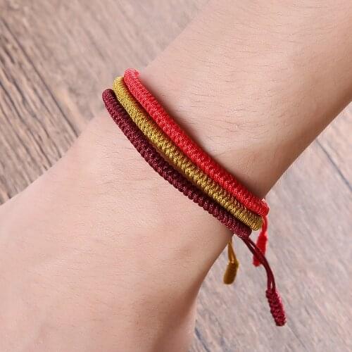 New thread woven friendship bracelets gifts multicolored string woven bracelets lucky string braided bracelets Jewelry Gifts