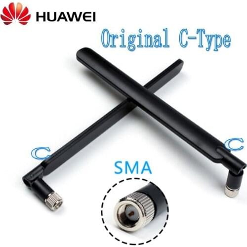 Original 4G LTE External 2x Antenna for B525 B593 E5186 and so SMA C-type(router not included)