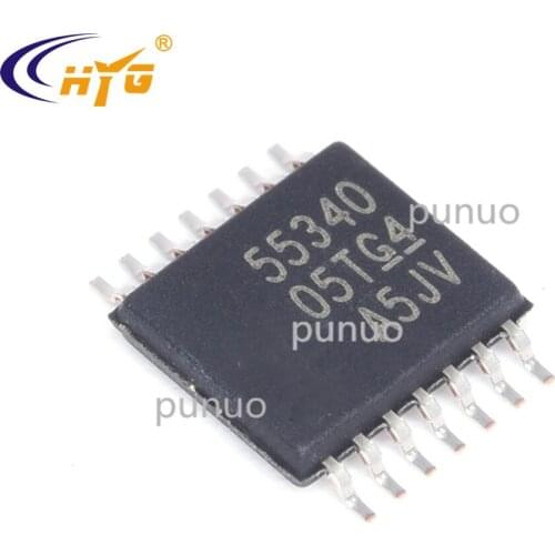 Original Authentic TPS55340PWPR Encapsulation HTSSOP14 Silk Screen 55340 Integrated 5A Wide Input Range Boost DC Regulator