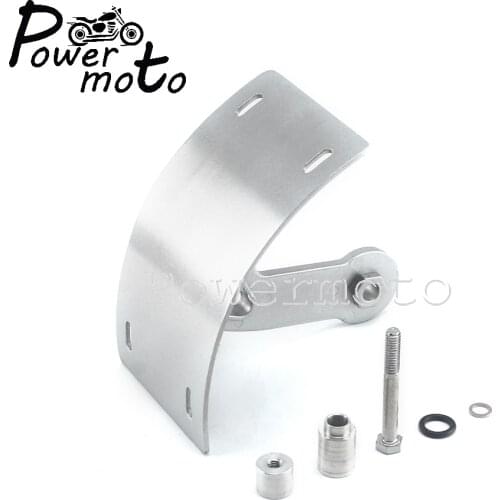 Motorcycle Silver Curved Tag Swingarm Number License Plate Bracket Side Mount Holder For Suzuki Boulevard M109R 2006-2013