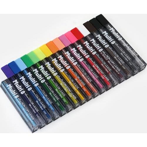 LifeMaster Pentel Multi 8 Lead Refill Mechanical Pencil Refills 2.0 mm Color Pencil Lead Graphite Scrapbooking Design Stationery