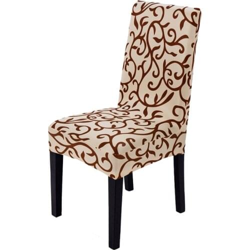 1PC Universal Spandex Polyester Anti-dirty Removable Stretch Dining Room Chair Cover Protector Slipcover Elastic Chair Seat Case