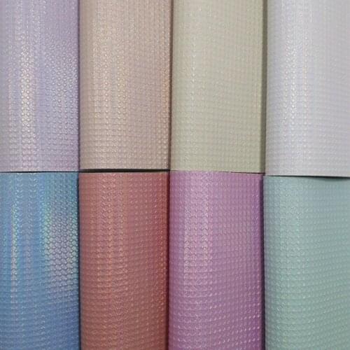 1PC 21X29CM Synthetic Letaher, Cuero Sintetico Iridescent Weaving Leather For Making Bows Accessories LEOsyntheticoDIY GM221A