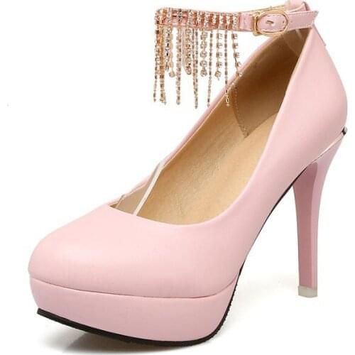 2018 fashion sexy fine with shallow mouth with ultra high waterproof 45 single shoe size code 31-1823